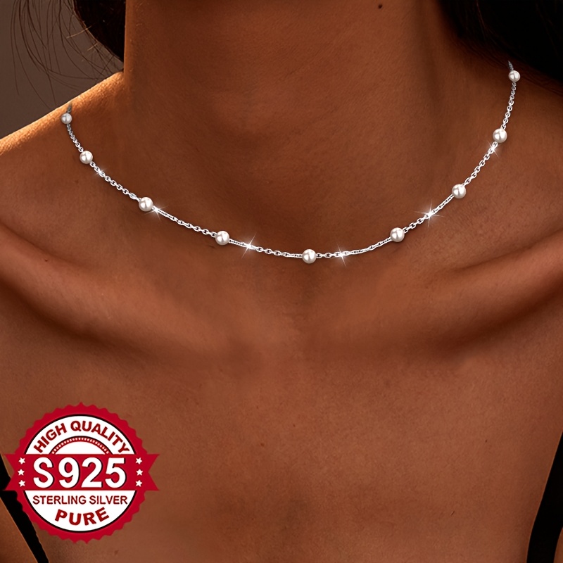 Women's S925 Silver Necklace — Everyday Elegance